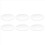 Transparent 3mm thick Mirror Acrylic round Disc Diameter:70mm 1