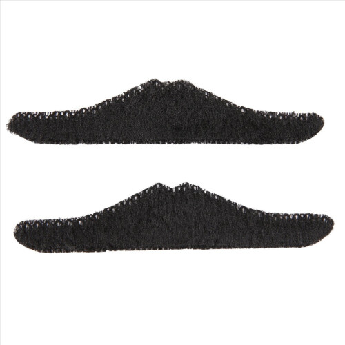 12 Pack Self Adhesive Assorted Fake Moustache / Mustache Set 2