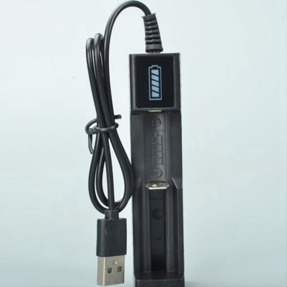 Battery Charger Usb 1 Slot Universal Quick Charging For 18650 26650 4853158866341