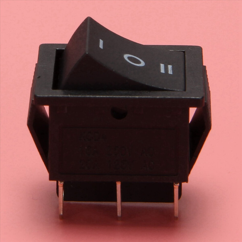 6-Terminals 3 Position On/Off/On Dpdt Boat Rocker Switch 16A 250Vac 4853158891107