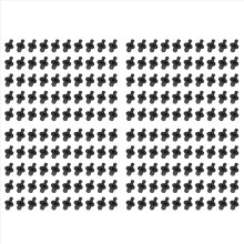 6mm x 12mm Plastic Rivets Car Push Clips 50 Pcs