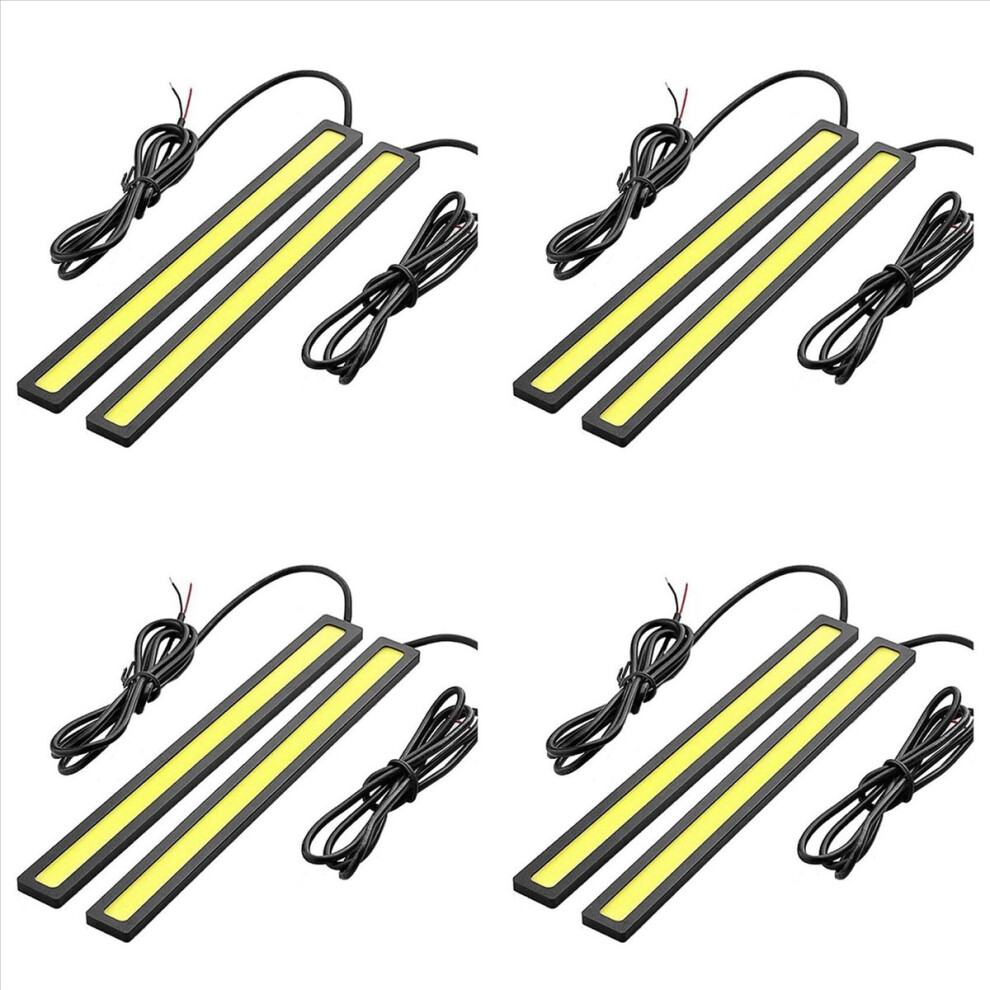 Markenlos White 2 X Waterproof Super Bright Car Drl Fog Driving Lamps