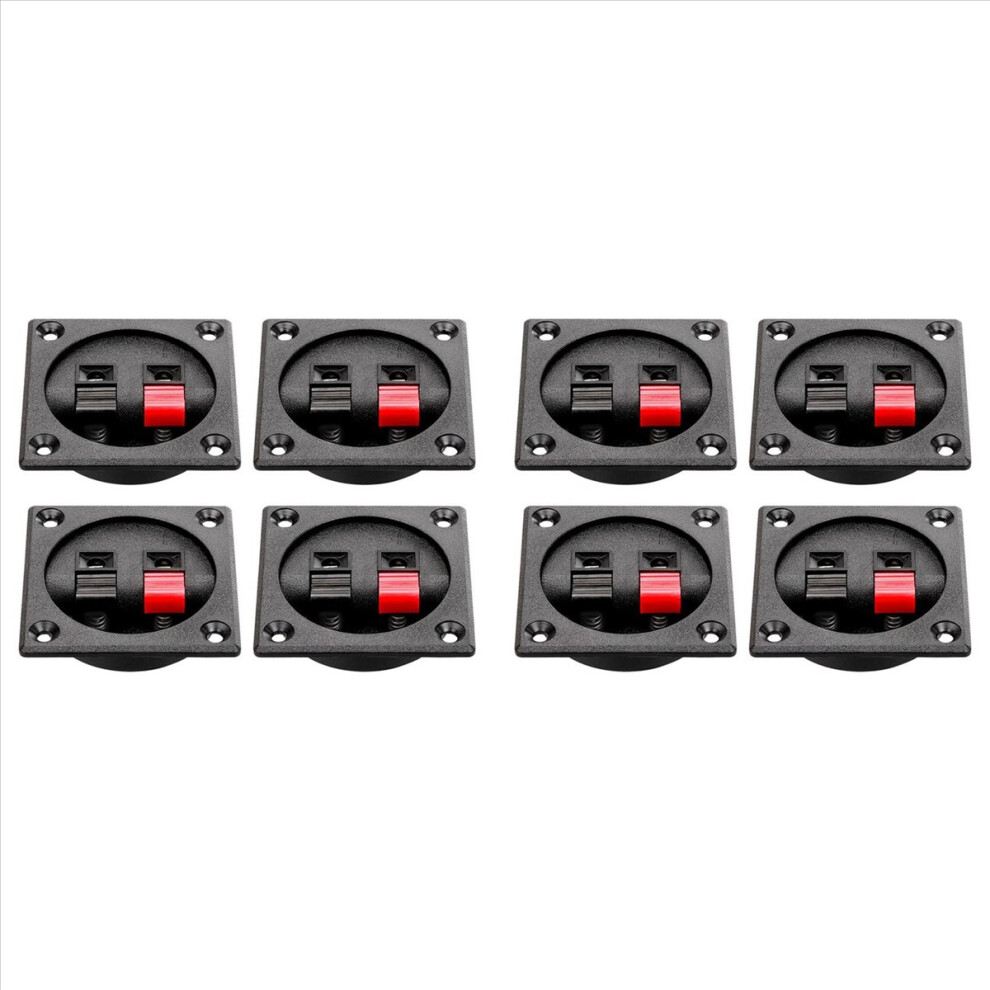 4Pcs Speaker Box Terminal Cup, Spring Square Subwoofer Box 4853188016488