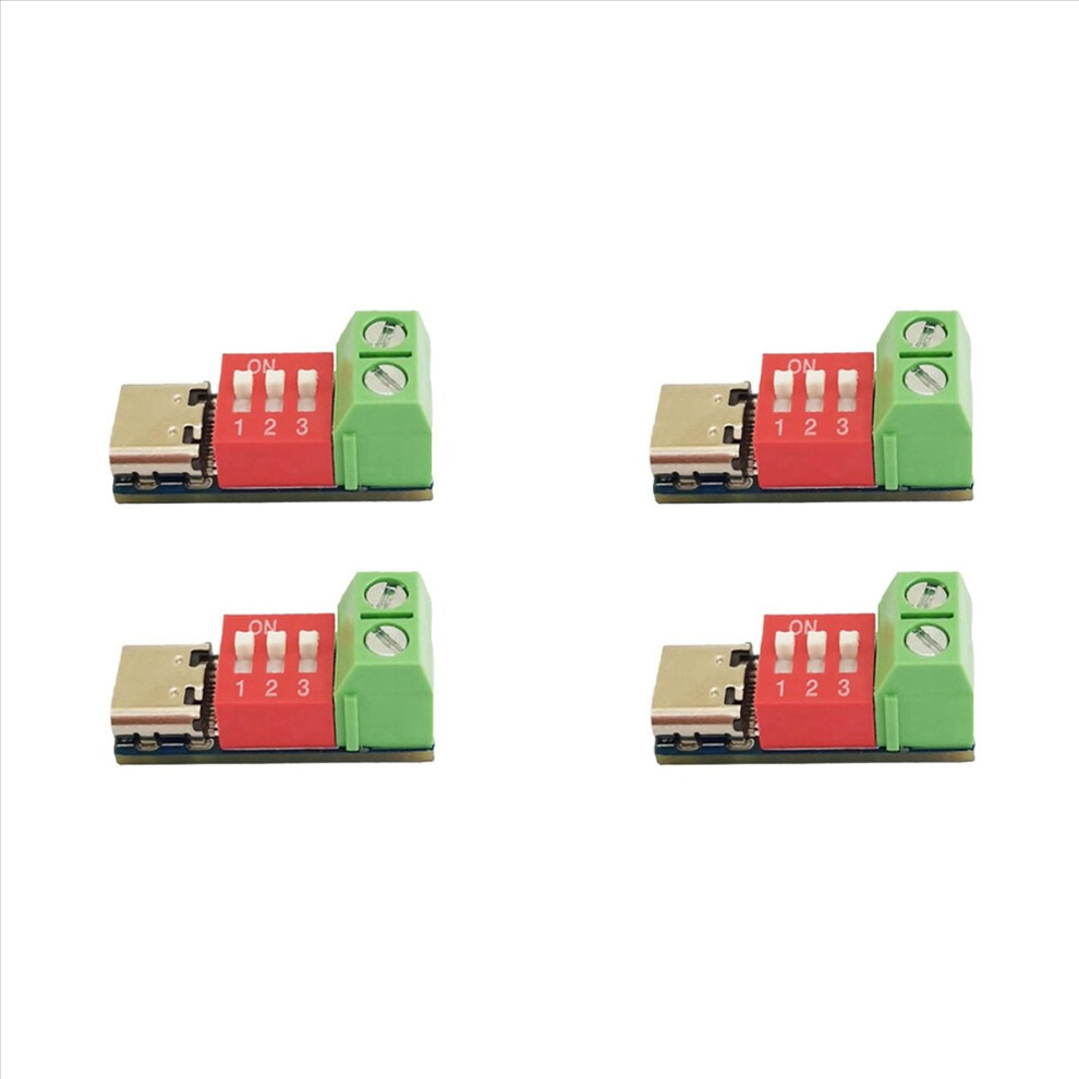 2PCS Type-C PD QC Trigger 5V-20V DC Adjustable Voltage Power Module-image-OPC-PHPBRTB-NEW