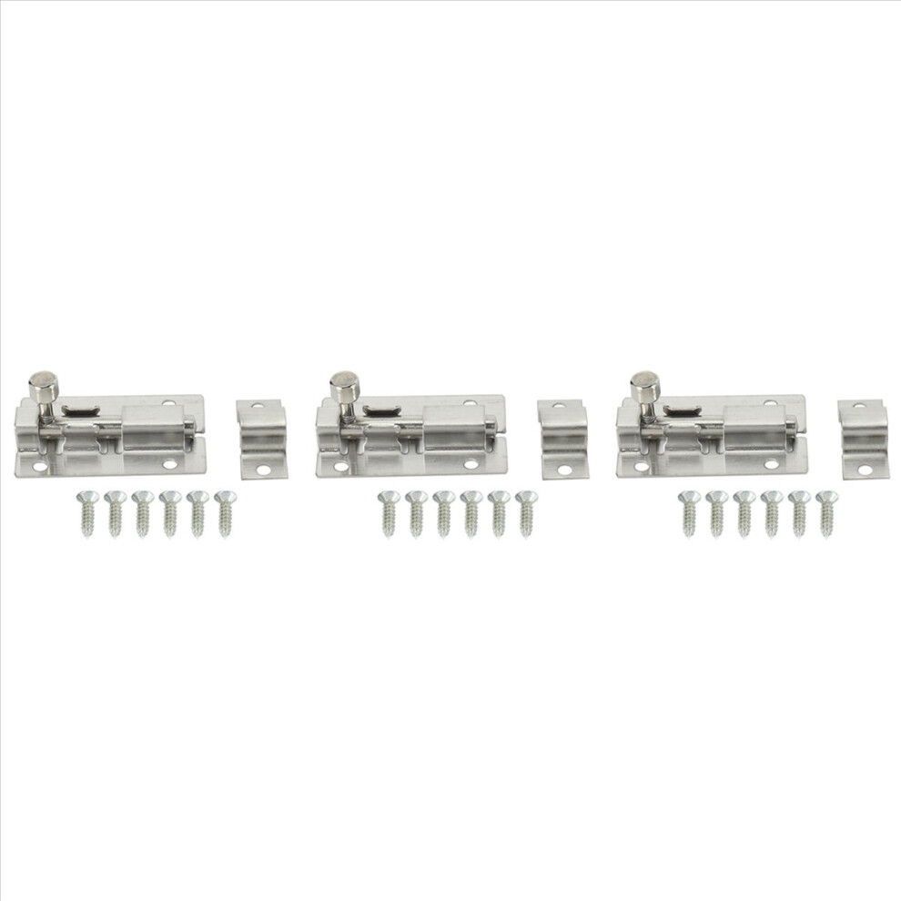 Door Lock Slide Bolt For Bathroom, Toilet Furniture Catch Latch 4853188052288