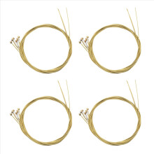 corde in acciaio di ricambio per chitarra acustica, nuove, argento e ottone