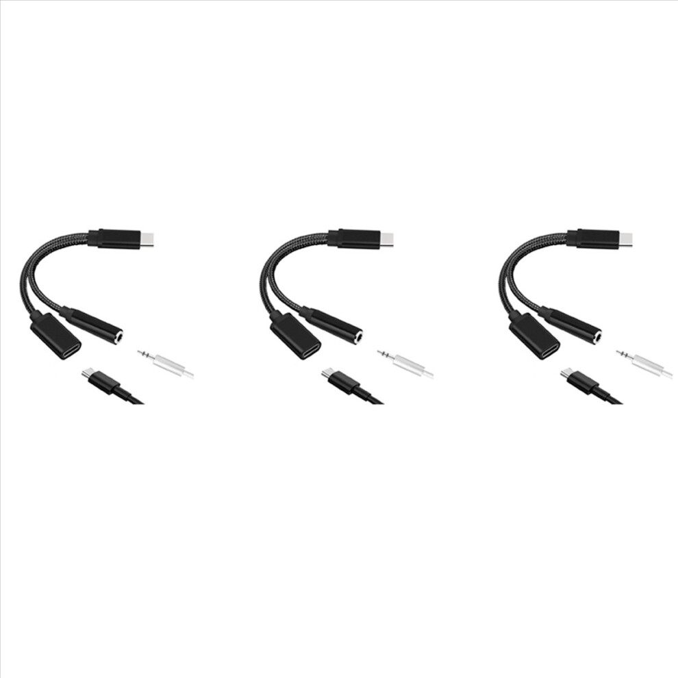 Type C To 3.5Mm Charge Audio Adapter For Smartphone Splitter 4853188063499