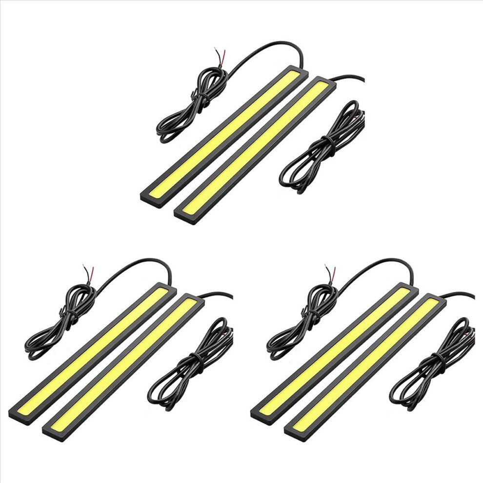 2 X Waterproof Super Bright Car Drl Fog Driving Lamps White 4853158871765