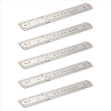 Righello di Acciaio Inossidabile 20cm Cancelleria Scuola Bambini
