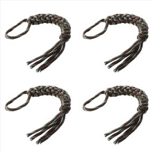Cordão para faca com estampa digital camuflada de paracord e trama quadrada