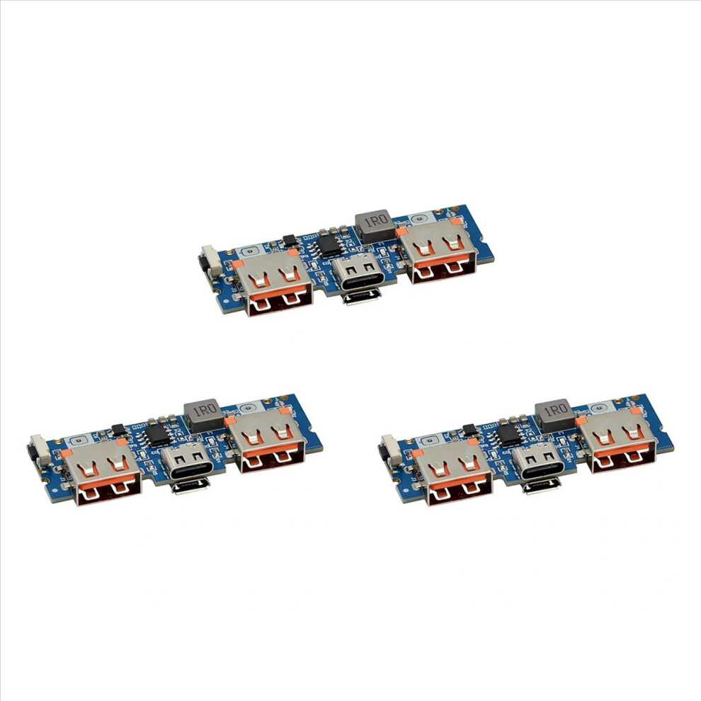 Micro-Usb/Type-C 5V 2.4A Dual Usb 18650 Boost Battery Charger 4853158887001