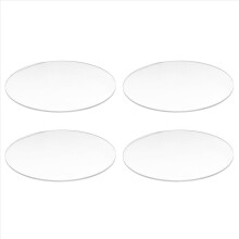 Transparent 3mm thick Mirror Acrylic round Disc Diameter:85mm
