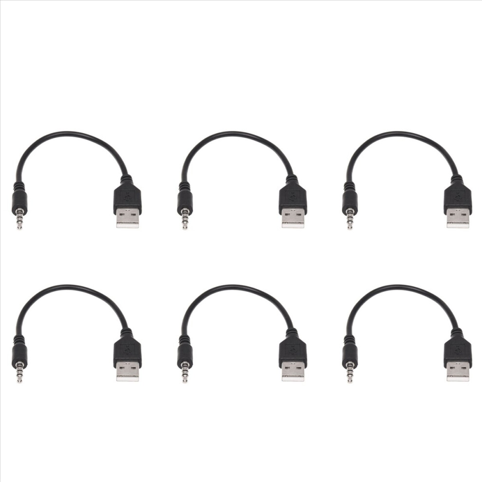 3.5Mm Plug Aux Audio Jack To Usb 2.0 Male Charger Cable Adapter Cord 4853158890803