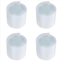 2M zmršťovacia PVC bužírka s priemerom 43 mm a 27 mm, priehľadná, pre 1 batériu 26650