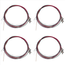 Set di corde colorate arcobaleno per chitarra acustica