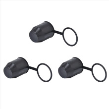 Tapa de cubierta tipo empuje para bola de remolque de enganche de automóvil, color negro