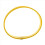 Pulseira de borracha de silicone amarela 3