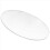 Transparent 3mm thick Mirror Acrylic round Disc Diámetro:60mm 2
