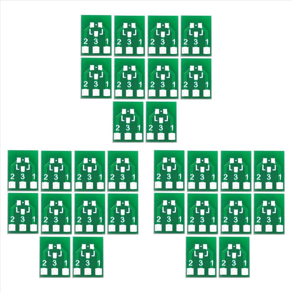 10Pcs Sot23 Sot23-3 Turn Sip3 Double-Side Smd Turn Dip Sip3 Adapter 4852133352015