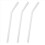 Reusable Bend Glass Drinking Thick Straws Wedding Party Transparent 1