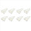 Cable ties INDUSTRIAL QUALITY Cable ties: 100x2.5mm White 50 pieces 1