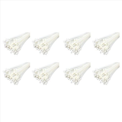 Cable ties INDUSTRIAL QUALITY Cable ties: 100x2.5mm White 50 pieces