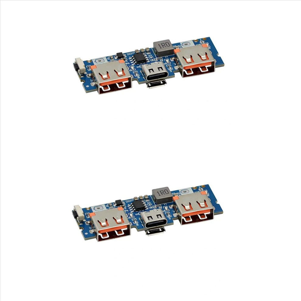 Micro-Usb/Type-C 5V 2.4A Dual Usb 18650 Boost Battery Charger 4853158888282