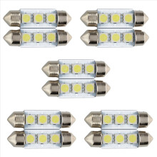 2x C5W 3 LED SMD 5050 36mm Xenon Weiß Birne auto licht