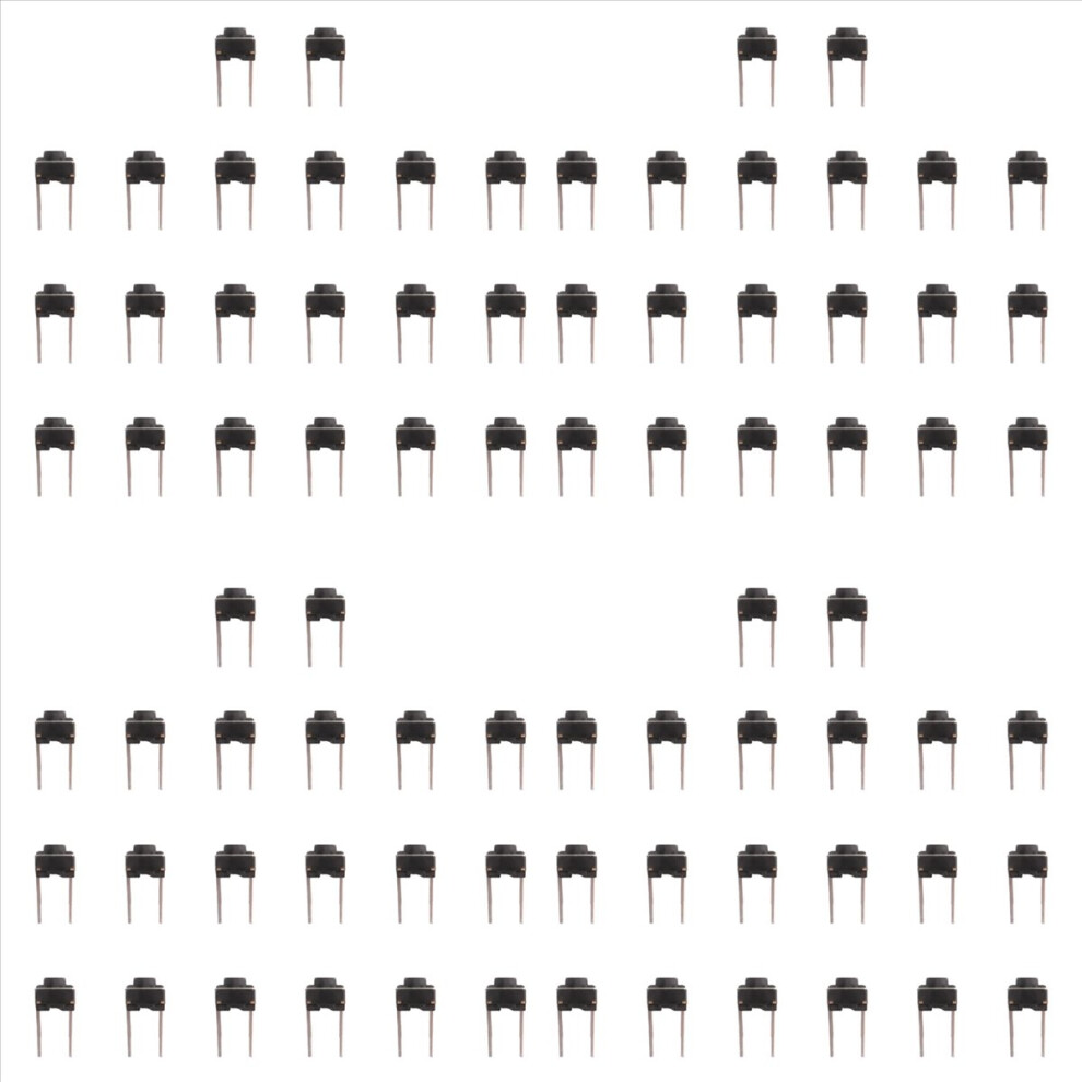 20 Pcs 6X6x5mm Momentary Tactile Tact Push Button Switch 2 Pin 4853158891091