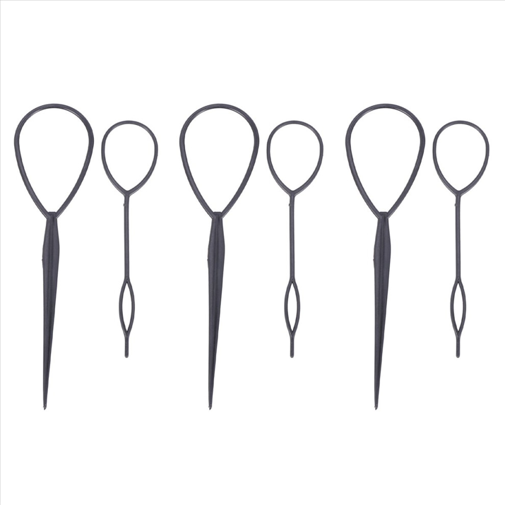 Markenlos 2 Pcs Topsy Tail Hair Styler Hair Style Hair Twister Snare Loop