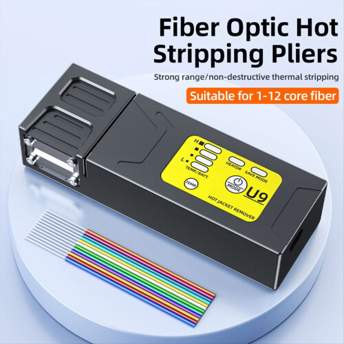 U9 Fiber Thermal Stripper Pliers Heated Optical Wire Stripping 2
