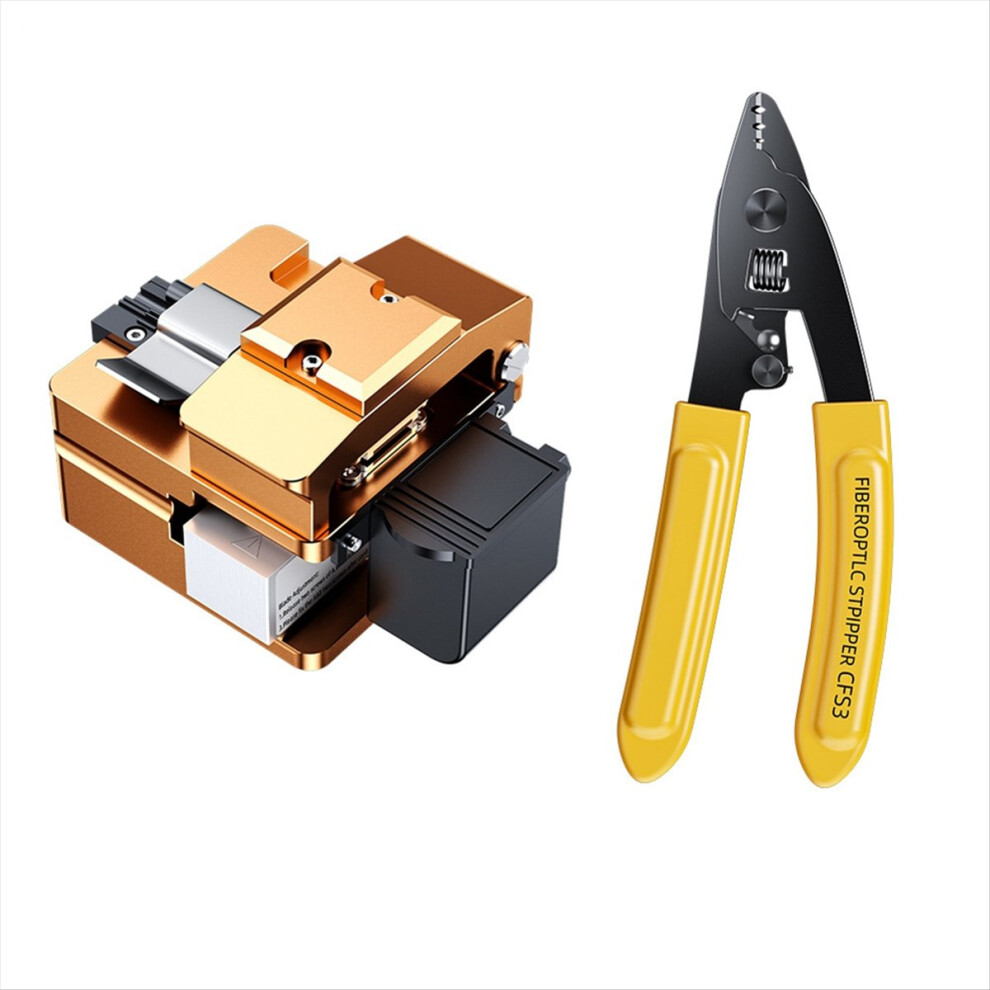 S09 Fiber Optic Cleaver+Pliers Ftth Fiber Cold Connection Cutter 4854155027575