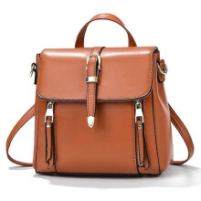 Women Backpack Small Backpacks Handbag Mini Backpack PU Leather Shoulder Bag Casual Daypack City Backpack Girls Backpack with Folding