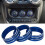 21Pcs Car Interior Decoration Cover Interior Trim Kit Blue 4