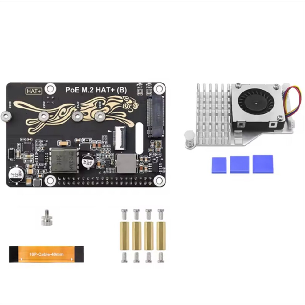 Pcie To M.2 Xpansion Board With Poe Function Supports Nvme Protocol 4854155023645