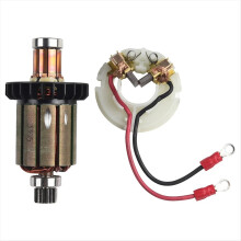 619496-0 638991-1 Armature and Carbon Brushes Holder Set for DHP458