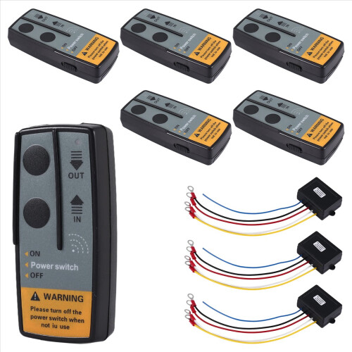 3 σετ 12V 24V 2.4G 50M ασύρματο τηλεχειριστήριο γερανού με βαρούλκο 2