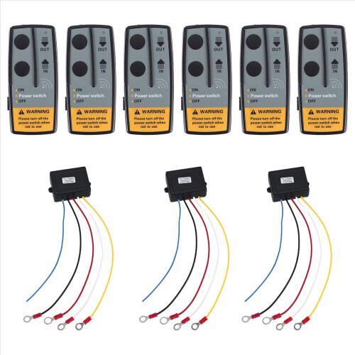 3 σετ 12V 24V 2.4G 50M ασύρματο τηλεχειριστήριο γερανού με βαρούλκο 1