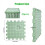Foam Blocking Mats Knitting Extension Kit Precise Blocking Boards 5