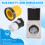 30AMP RV Power Inlet Outlet Shore Power Kit w/Boot Cord Protector 6