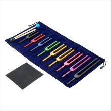 Set di diapason, 9 pezzi di diapason colorati