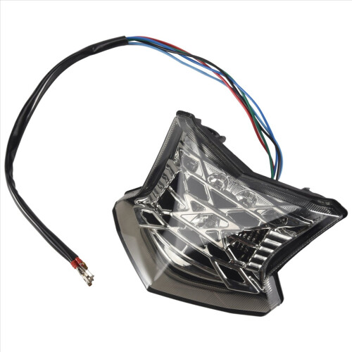 Motorcycle Integrated LED Tail Light Brake Stop Light (White) 1
