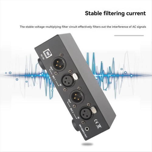 Τροφοδοτικό Phantom 2 σε 2 εξόδους 48V, Universal Compact Phantom Power 1