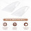 1Pair Front Car Headlight Cover For Focus 2005 2008 4