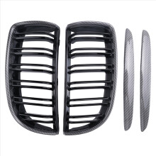 Car Carbon Fiber Front Grille for 3 Series E90 E91 2005-2008
