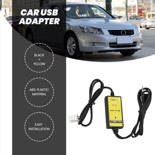Car MP3 Audio Interface AUX USB Adapter for Accord 2003-2010 2