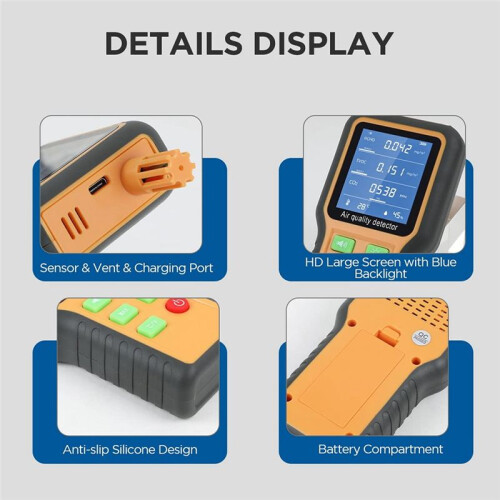 Luftqualitätsmonitor CO2-Monitor Formaldehyd-Detektor 1