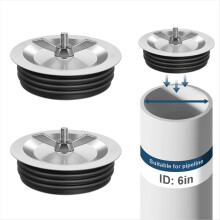 6 Inch Sewer Cleanout Cap,Steel Mechanical Test Plugs