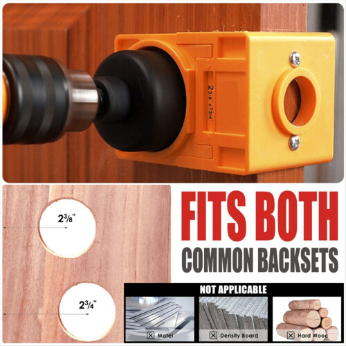 Door Latch Mortise Tool,Door Latch Installation Kit B 1