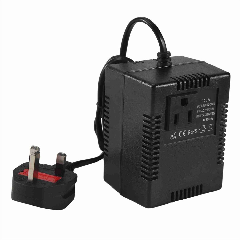 300W Voltage Converter 220V To 110V Transformer Adapter Uk Plug 4854155053444